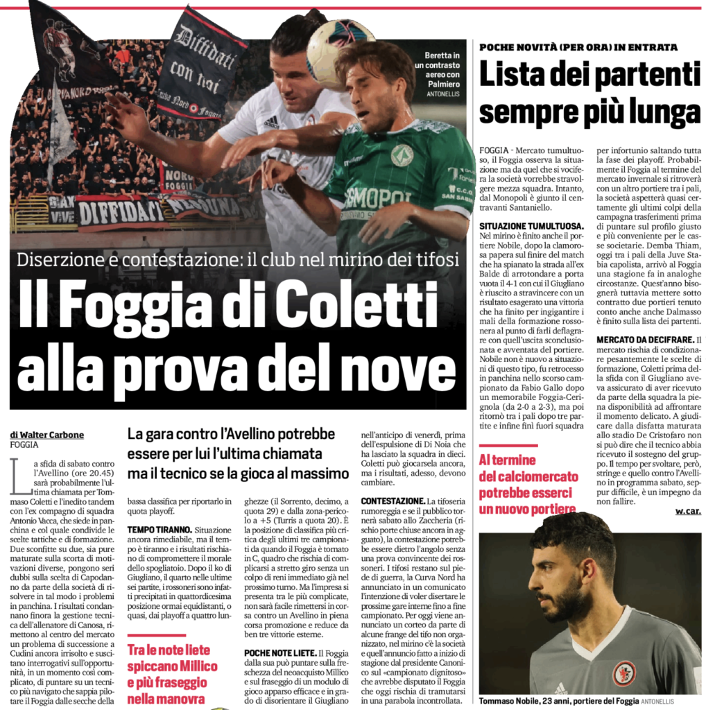 Clicca per ingrandire l'articolo