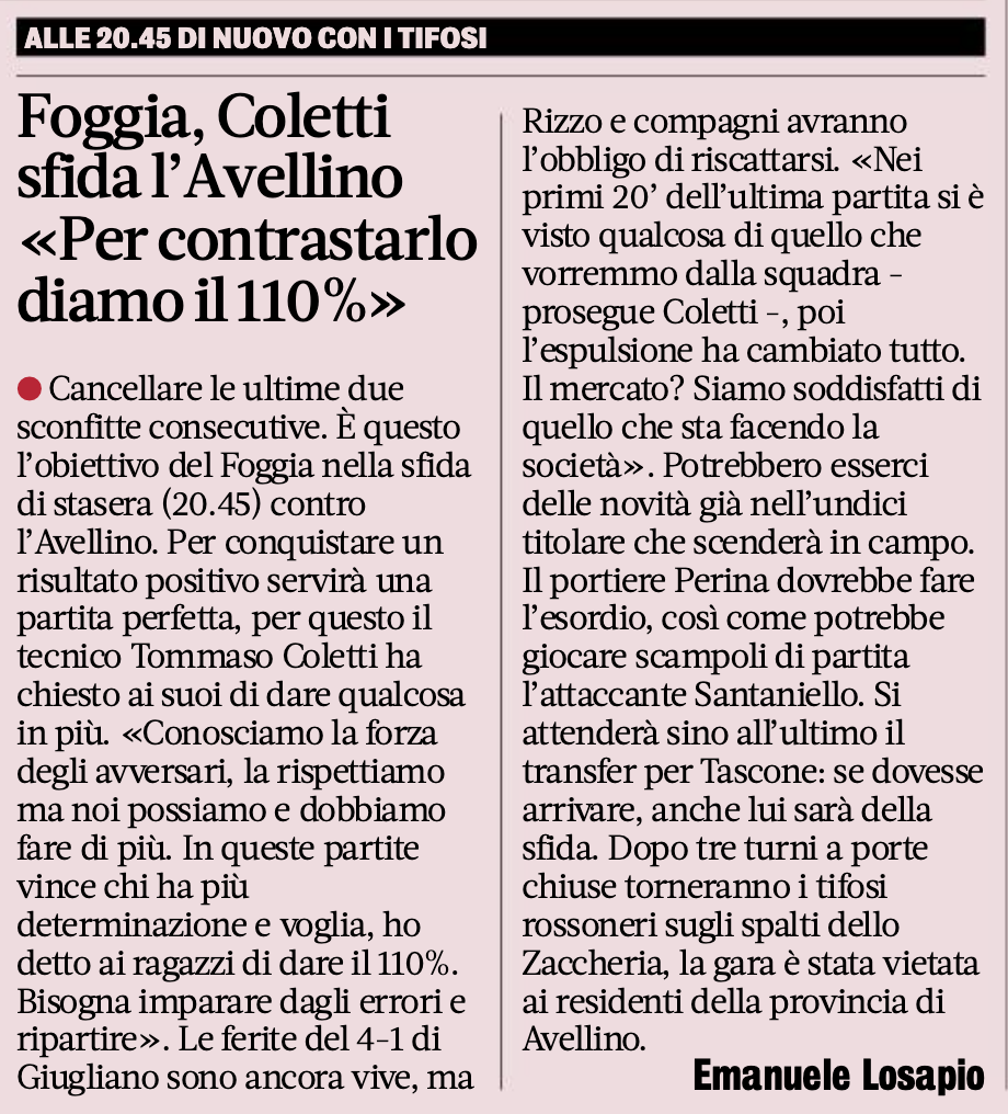 Clicca per ingrandire l'articolo