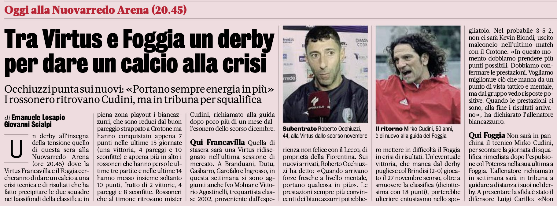 Clicca per ingrandire l'articolo Clicca per ingrandire l'articolo