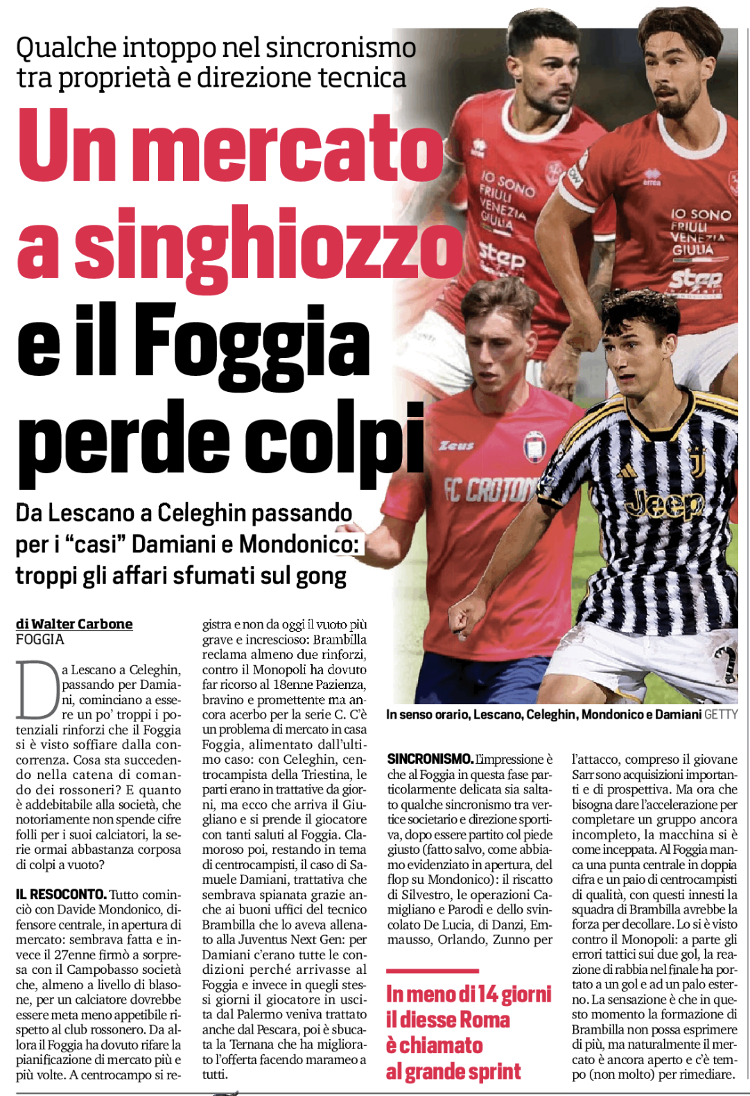 Clicca per ingrandire l'articolo Clicca per ingrandire l'articolo