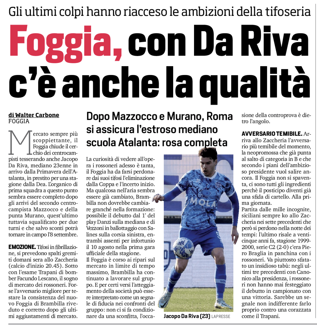 Clicca per ingrandire l'articolo Clicca per ingrandire l'articolo