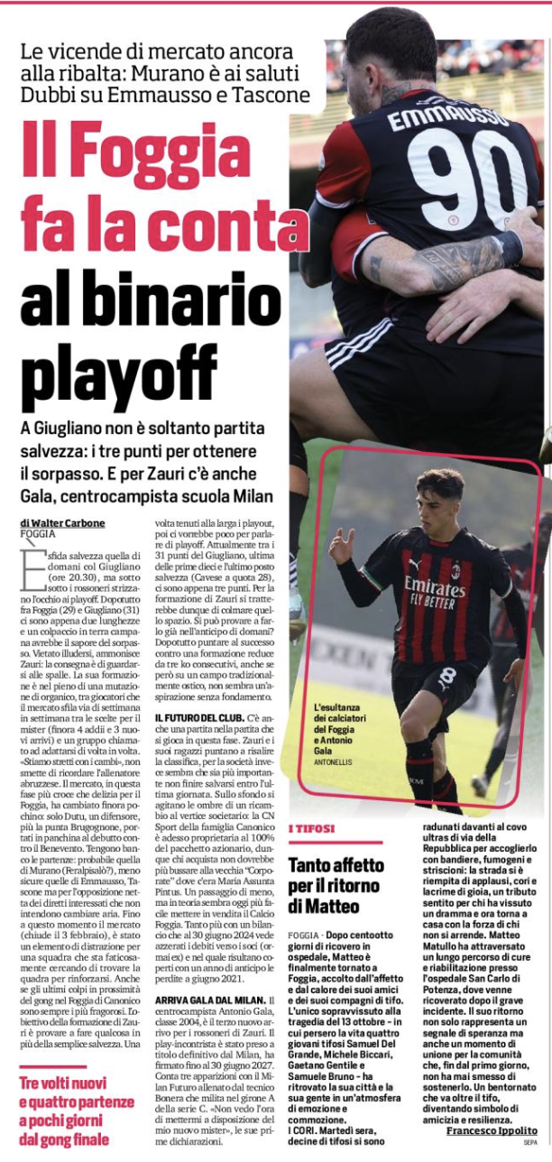 Clicca per ingrandire l'articolo Clicca per ingrandire l'articolo